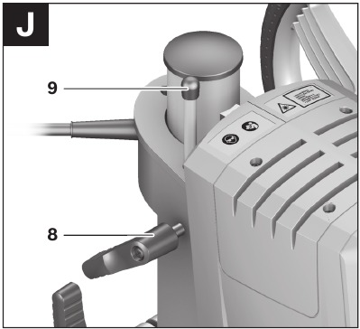Operation - Adjusting the Drilling Depth