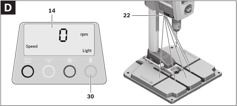 Operation - Illuminating the Work Area