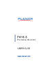 Planar PM16-S User Manual