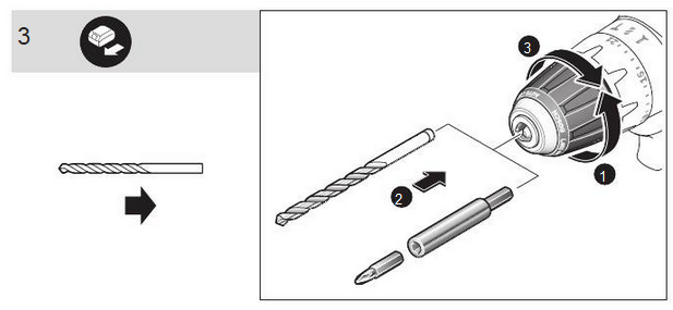 Mounting and Operation - Step 3 - Mounting application tools
