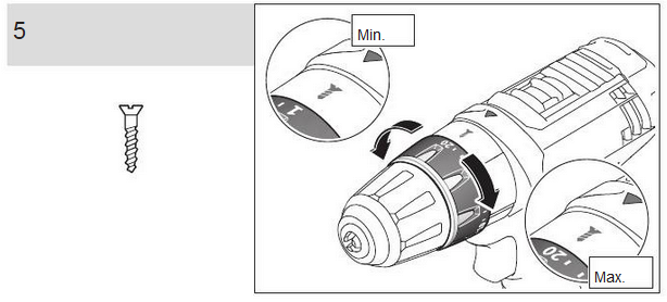 Mounting and Operation - Step 5 - Setting the torque