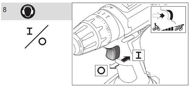  Mounting and Operation - Step 8 - Switching On and Off