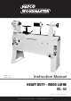 Hafco Woodmaster WOODMASTER WL-52 Instruction Manual