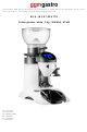 GGM gastro MC9T-WHITE Quick Start Manual
