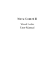 Teknatool Nova Comet II User Manual