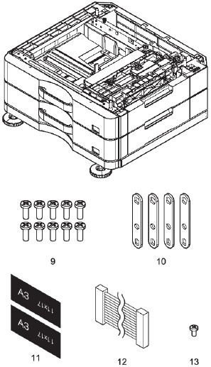 BP-CS11/BP-DE11 - Unpacking - Step 2