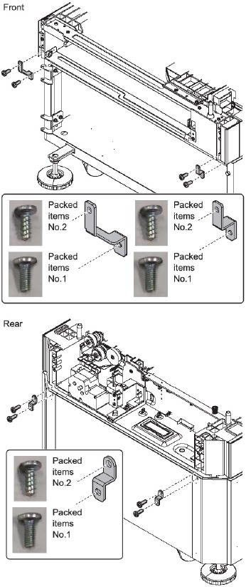 BP-DS12/DS13 (HIGH/LOW STAND) - Installation - Step 4