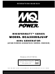 MQ Power WHISPERWATT DCA300SSJU4F Operation Manual