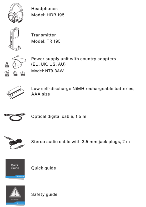 Kit Sennheiser TR195 : émetteur/chargeur Sans Fil + Casque HDR195 - Occasion