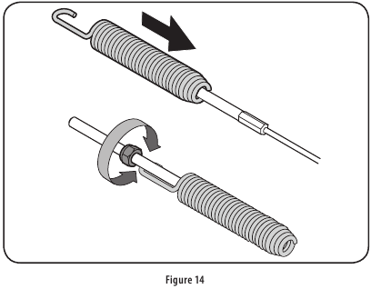 Adjusting Drive and Auger Controls - Step 2