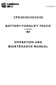 LiuGong CPD35 Operation And Maintenance Manual