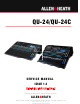 ALLEN & HEATH QU-24C Service Manual