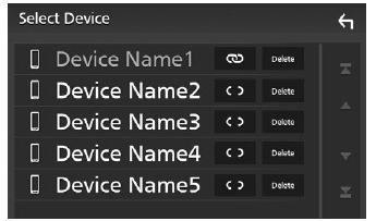 Register from the Bluetooth device - Step 4