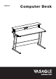 Songmics VASAGLE LWD292 Assembly Instructions Manual