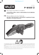 Valex P-MSB12 Instruction Manual And Safety Instructions