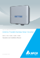 Delta H3 Operation And Installation Manual