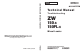 Hitachi ZW 150-6 Technical Manual