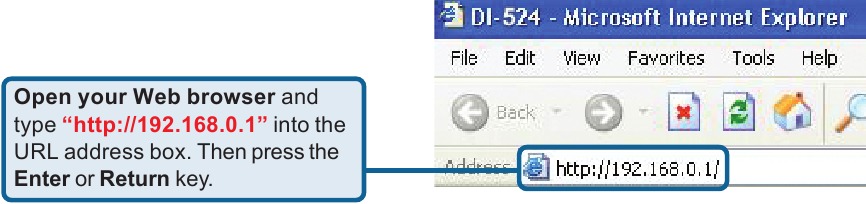 Using The Setup Wizard - Step 1