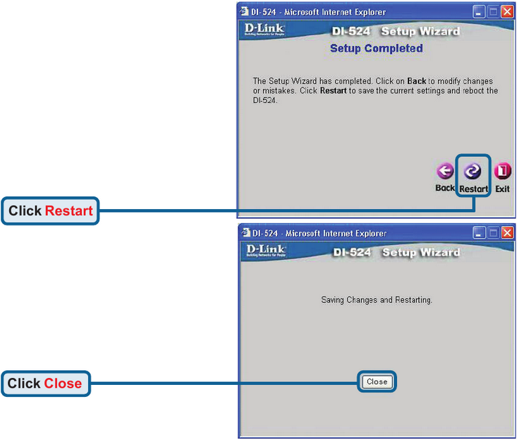 Using The Setup Wizard - Step 14