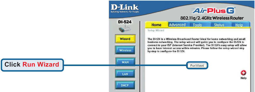 Using The Setup Wizard - Step 3