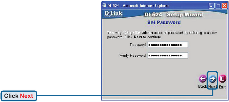 Using The Setup Wizard - Step 5