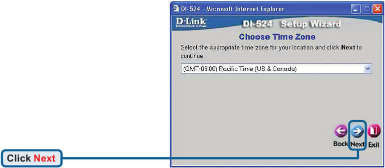 Using The Setup Wizard - Step 6