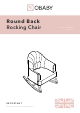 OBaby Round Back Rocking Chair Instructions