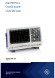 Rohde & Schwarz RTB 2 User Manual