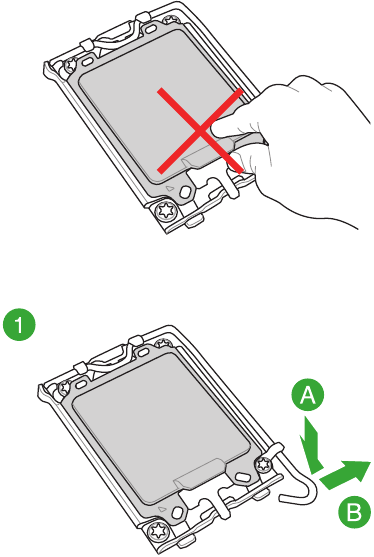 Installing the CPU - Step 1