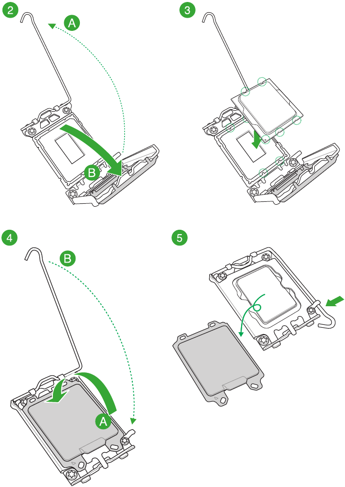 Installing the CPU - Step 2