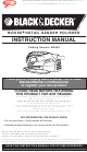 Black & Decker MOUSE MS800B Instruction Manual