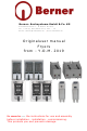 Berner BFEMS60/2 Original User Manual