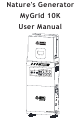 Nature's Generator MyGrid 10K User Manual