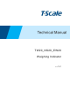 T Scale TW20 Technical Manual
