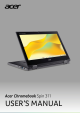 Acer Chromebook Spin 311 User Manual