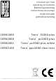 LDR Tono ppc2000 clear lens Operating Instructions Manual