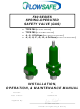 Flowsafe F85C-4L-DXT Installation Operation & Maintenance