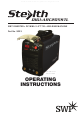 SWP Stealth DIGI-ARC205STL Operating Instructions Manual