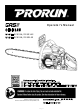 PRORUN PCS216 Operator's Manual