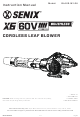 Senix BLAX6-M1-EU Instruction Manual