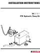 Wallenstein W4181 Installation Instructions Manual