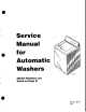 Alliance Laundry Systems AWM270-3062 Service Manual