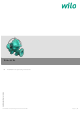 Wilo SCPt 50-180 HA Installation And Operating Instructions Manual