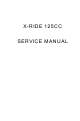 Yamaha X-RIDE 125CC 2022 Service Manual