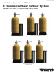 Watts CWS-300H Series Installation, Operation And Maintenance Manual