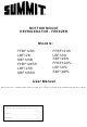 Summit SBF125SS User Manual