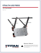 Titan Fitness STLTHLEGPRS Operator's Manual