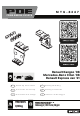 PDE MTG-8247 Assembly Instructions Manual