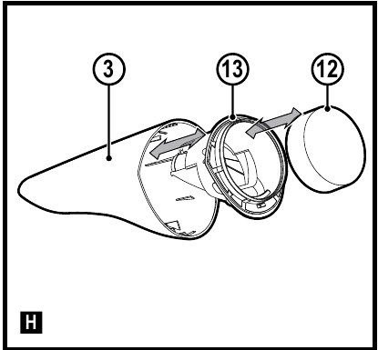 Emptying & cleaning - Foam insert