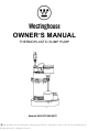 Westinghouse WH33TP Owner's Manual